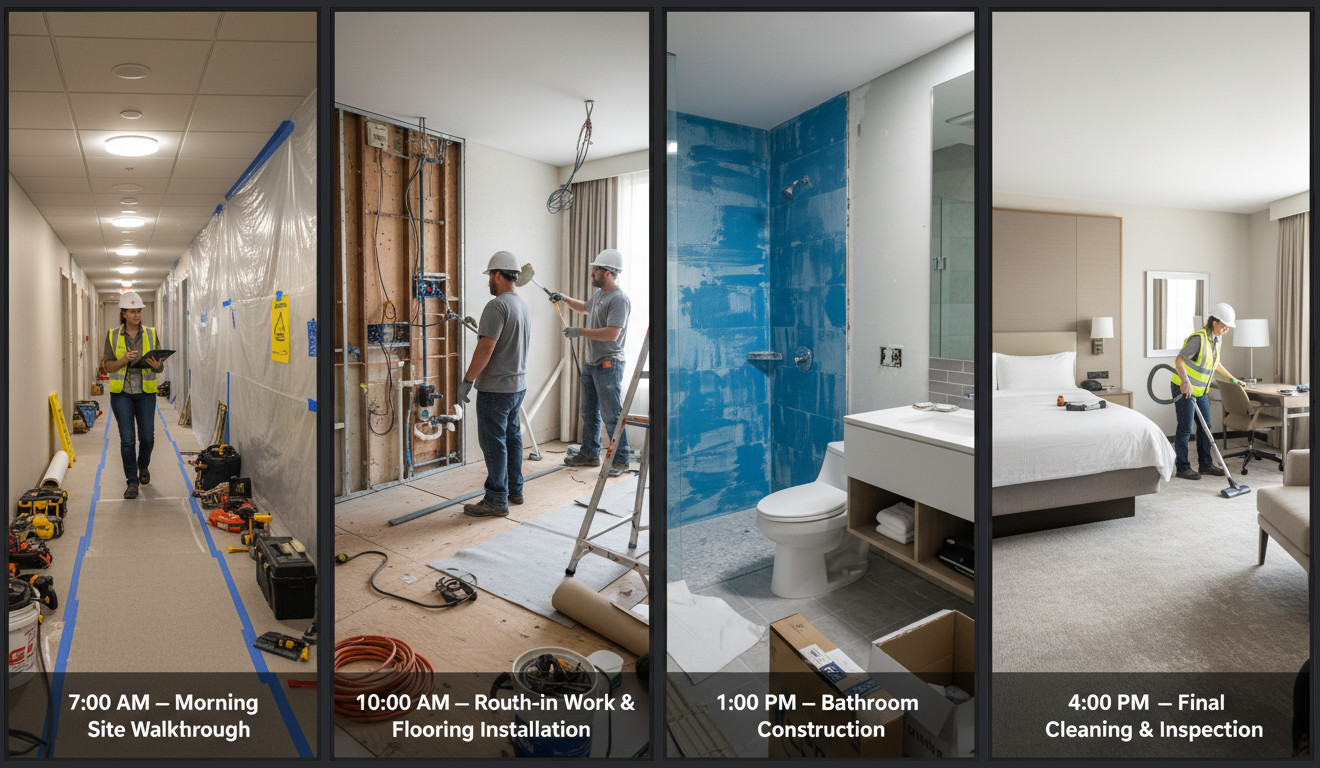 Behind the Scenes: A Day in the Life of Hotel Renovation
